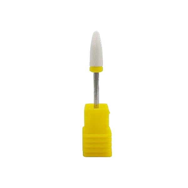 Жълта фреза за сваляне на ноктопластика и гел лак