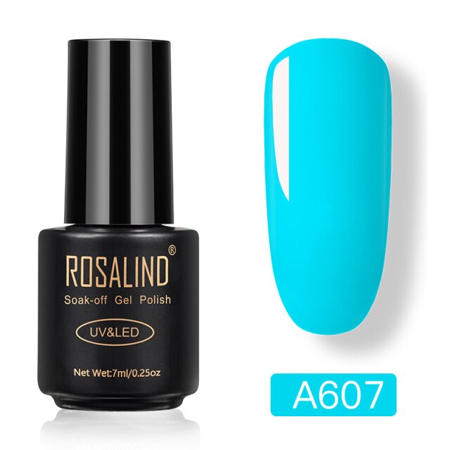 Светлосин гел лак Rosalind A607